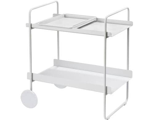 Zone Bartrolley A-Collection Soft Grey Grau, 60.6x40.5x66.4cm, Metall/Eisen