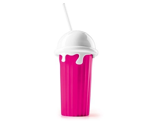 GOURMETmaxx Slushy Ice Maker 330ml rosa/weiß