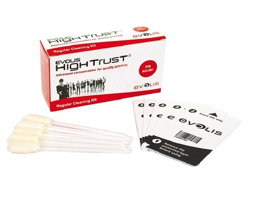 Evolis Cleaning Kit Zen, Pri 5 Reinigungsschwämme, Karten für Knopf