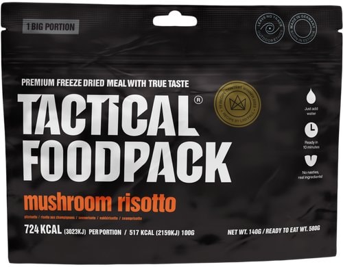 TFP BIG Pilz-Risotto Netto-Gewicht: 140g Zubereitet: 580g
