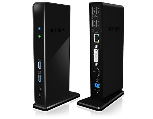 ICY BOX IB-DK2241AC Multi-Dockingstation 1x USB3.0 zu 11x weiteren Anschlüssen