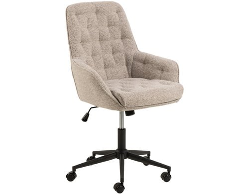 AC Design Bürostuhl Erik beige mit Bremsrollen