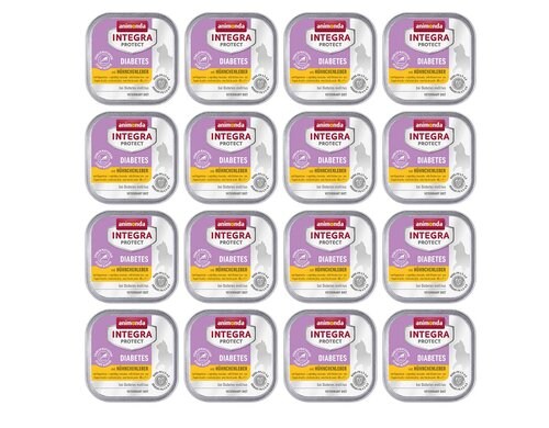 Animonda Integra Cat Diabetes 16x100g Kit Hühnchenleber