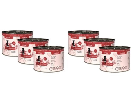 catz finefood Kitten No.03 Gefl. 6x200g Kit