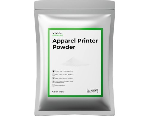 xTool Selected Textildrucker Pulver 1 kg Pulver für brillante, langlebige Drucke