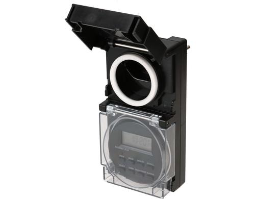 Max Hauri Zeitschaltuhr digital schwarz, IP55