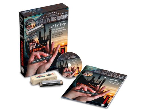 Hohner Blues Blues Starter Set E Lern-Pack, Step by Step, C, Englisch