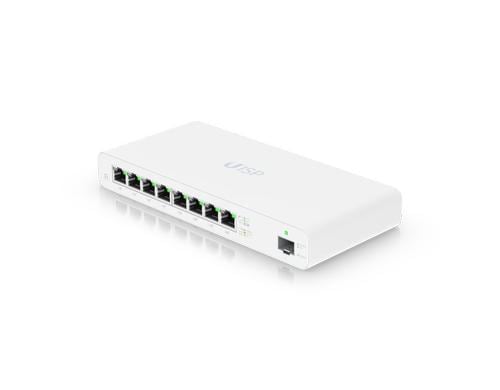Ubiquiti UISP-R: passiv PoE-Router ISP/WISP 8xGE, 1xSFP, BLE, 24-48V passiv PoE, 110W