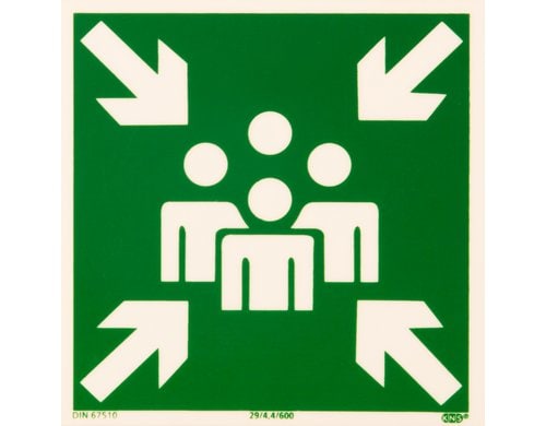 P.R.O. Sammelstelle Piktogramm 200x200 mm
