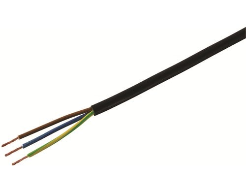 Installationskabel TD 3x 0.75mm2 schwarz, 100m