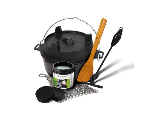 DUTCH OVEN NO. 04 3.8L SET/5 Gusseisentopf mit 3,8 Liter