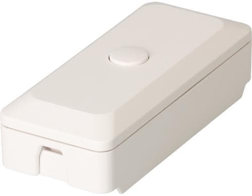 Max Hauri Universal Schnurdimmer, 100W Glühlampe, LED Lampe, Halogenlampe, weiss