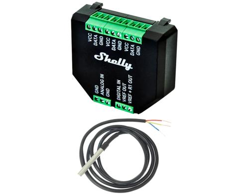 Shelly AddOn Plus mit 1 Temperatur Sensor für Shelly Plus Aktoren