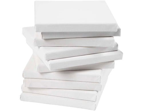 Creativ Company Keilrahmen 15 x 15 cm, Weiss 80 Stk