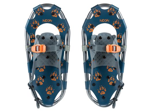 KOOR Schneeschuh Ursin Blau 7x16 (41cm), 45.3kg, Farbe: Blau/Orange