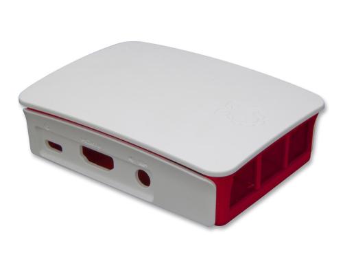 Gehäuse zu Raspberry Pi 3 Typ B Farbe: rot/weiss