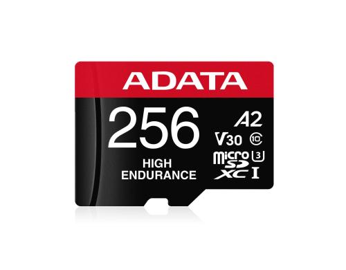 ADATA SDXC Card 256GB A2, High Endurance bis zu 40.000 Stunden Video, -25 bis 85 °C
