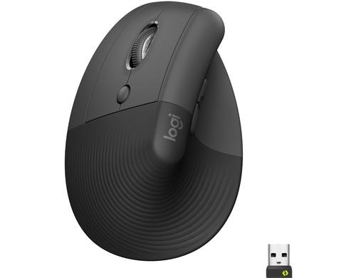Logitech Lift for Business left graphite Logi Bolt