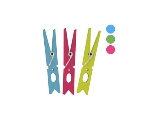 MSV Wäscheklammer 10 Stück 8.5x1.6 cm, Polypropylen