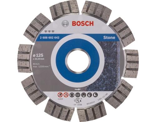 Bosch Professional Diamanttrennscheibe Best for Stone, 125x22,23x2,2x12 mm