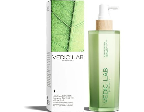 Vedic Lab Tages-Kopfhaut-Elixier +UV 100 ml Die Kraft der Natur gegen Haarausfall