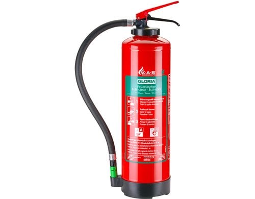 K.A.B GLORIA Feuerlöscher Schaum, S 6 Brandklasse A,B, 6 kg, PFAS-frei