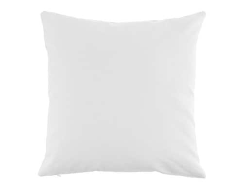 COCON Kissenhülle weiss 40x40cm, Baumwolle, Canvas 215g/m2, YKK RV