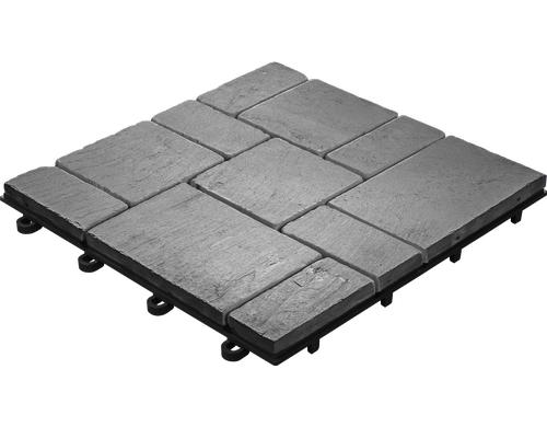 Bodenplatte stone Schiefer, Roma 4 Stück / Pack ( 0,36 m²)