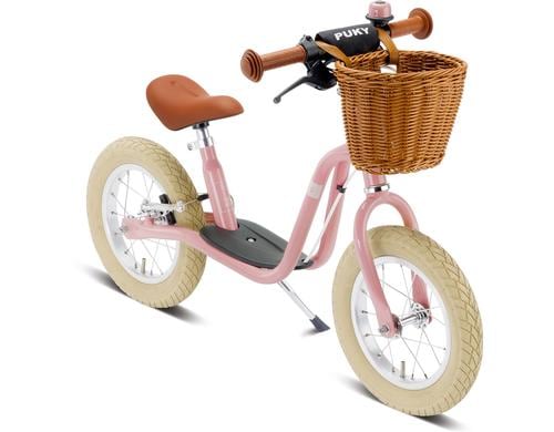 Laufrad LR XL BR Classic mit Luftbereifung, Lenkerkorb, retro-rosé