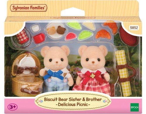 Biscuit Bären Picknickspass mit 2 flauschigen Bärenfiguren