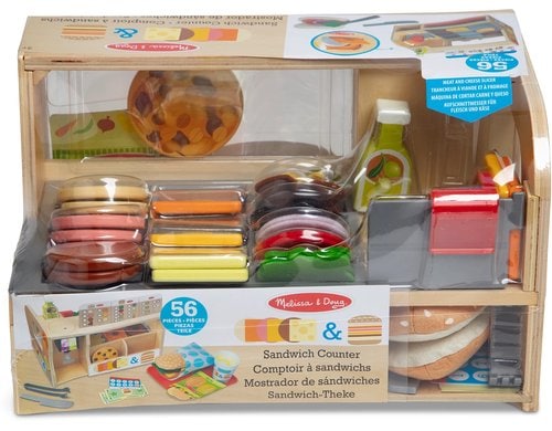 Melissa & Doug Sandwichtheke Holzspielset