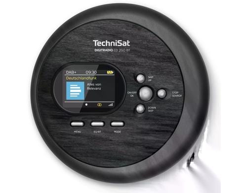 Technisat DigitRadio CD 2go BT, Discman CD, DAB+ Radio, Bluetooth