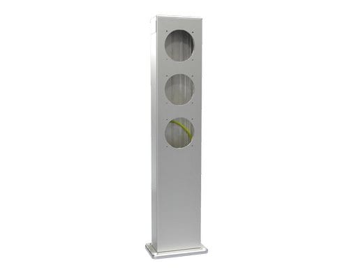 Spälti Energiesäule 500mm mit Flansch rechteckig B:100mm T:50mm