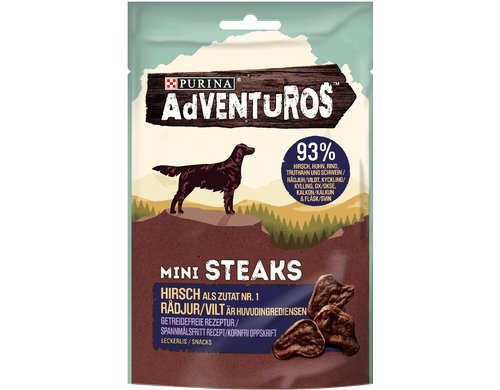 Adventuros Snacks Mini Steaks Wild 70g