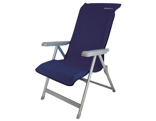 Frottee Stuhlüberzug Blau