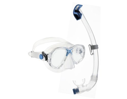 CRESSI MAREA JUNIOR + SEAL DRY JUNIOR COMBO CLEAR/AZURE