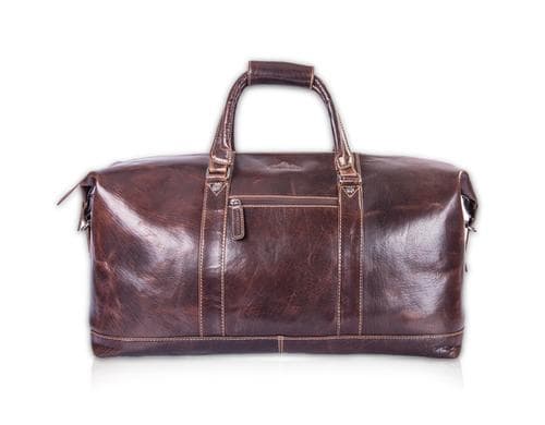 Alpenleder Reisetasche Bergrauschen Lederfarbe, marronato