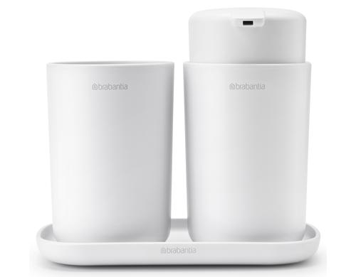 Brabantia Seifenspender ReNew Set White 3teilig