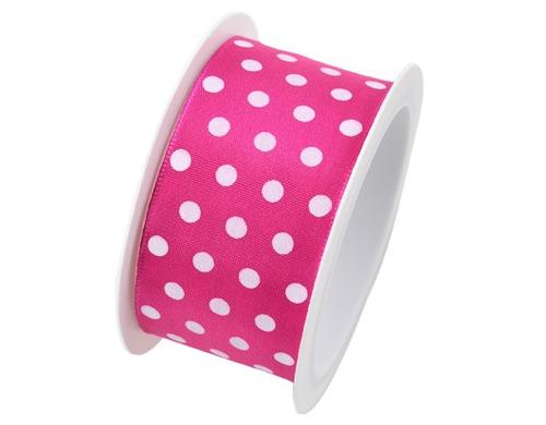 B+C Geschenkband Hot Spots Pink Grösse: 40 mm x 2 m