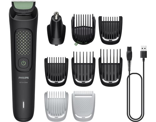 Philips Multigroomer Series 3000 MG3945/15 9 Aufsätze f. Gesicht, Haare & Körper