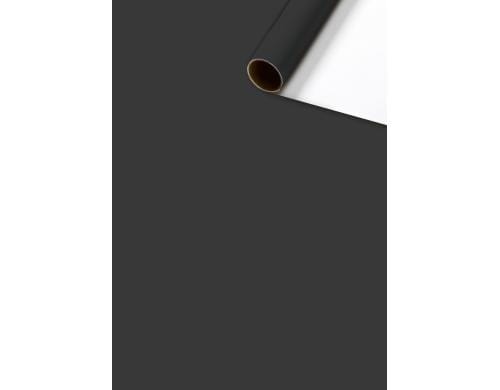 Stewo Geschenkpapier Colour Schwarz Grösse 70cmx2m, 80gm2
