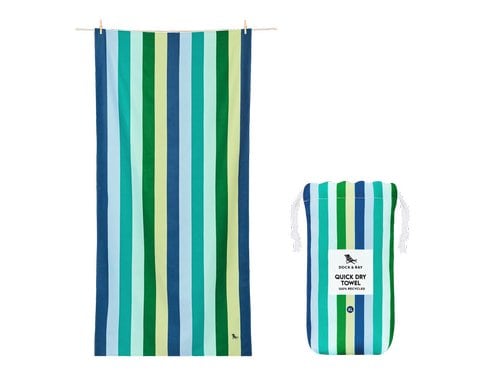 Dock& Bay Strandt. Summer XL Cool Lagoon Polyester/Polyamid, 90x200cm