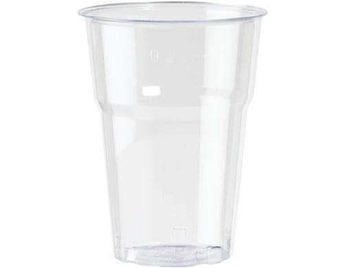 Biopak Plastikbecher 50 Stück 25cl, 50 Stück