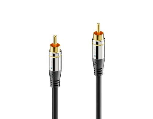 Sonero Digital Cinch Audio Kabel 5.00m, Stecker  Stecker