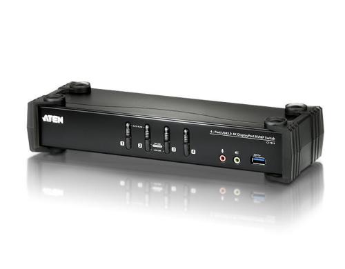 Aten CS1924: DP KVM Switch, 4 Port bis 3840x2160, USB, Klinke