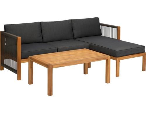 Loungeset Malaga teakfarben