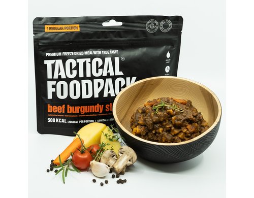 TFP Rindfleisch-Burgunder-Eintopf Netto-Gewicht: 110g Zubereitet: 490g