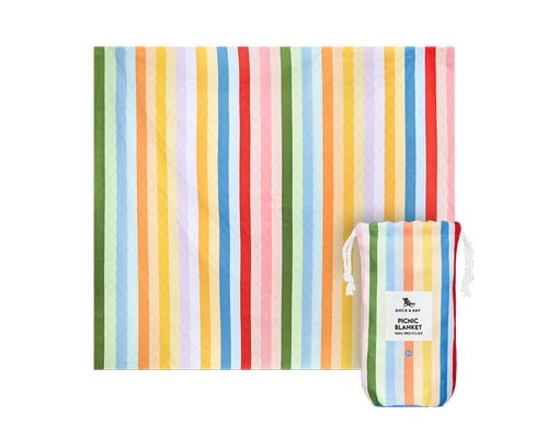 Dock& Bay Picknick-Decke Candy Stripes Polyester/Polyamid, 170x240 cm
