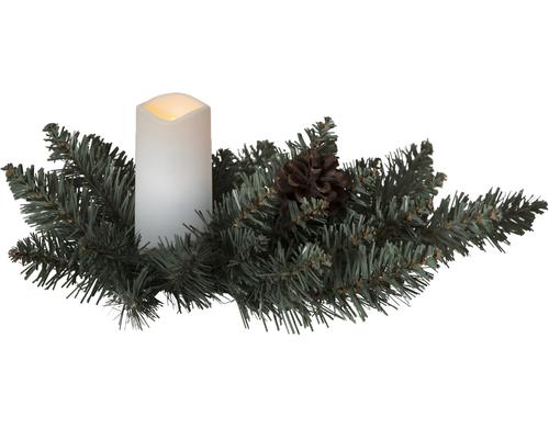 Star Trading LED Grablicht Serene Outdoor, Grün, 12cm Höhe, Timerfunktion