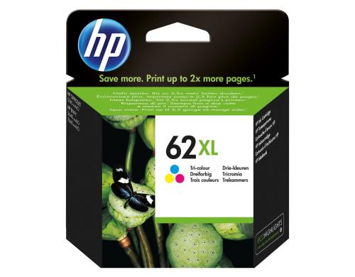 HP Tinte Nr. 62XL - Dreifarbig (C2P07AE) 11.5ml,  Seitenkapazität ~ 415 Seiten